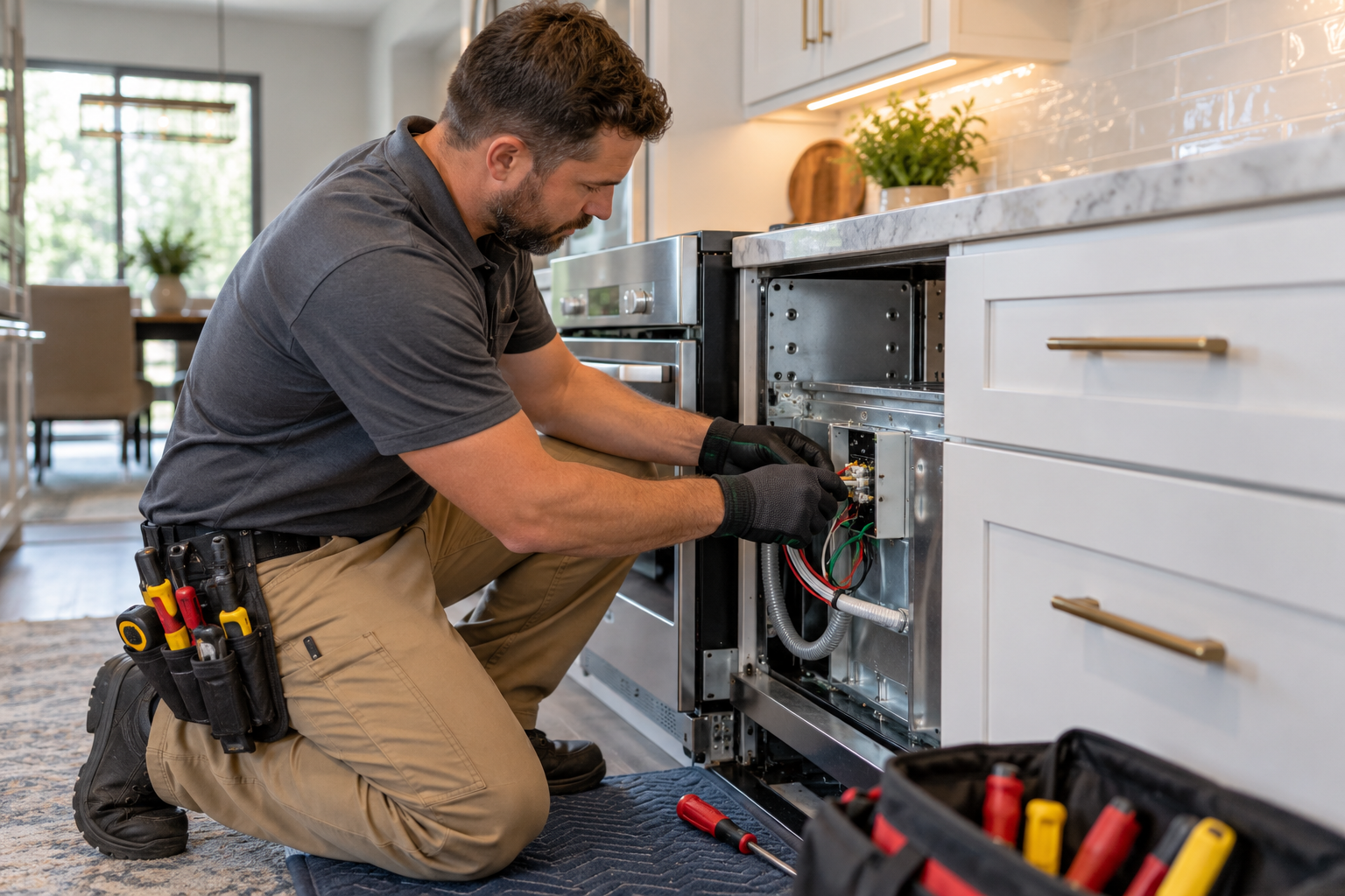 Professional appliance electrical installation