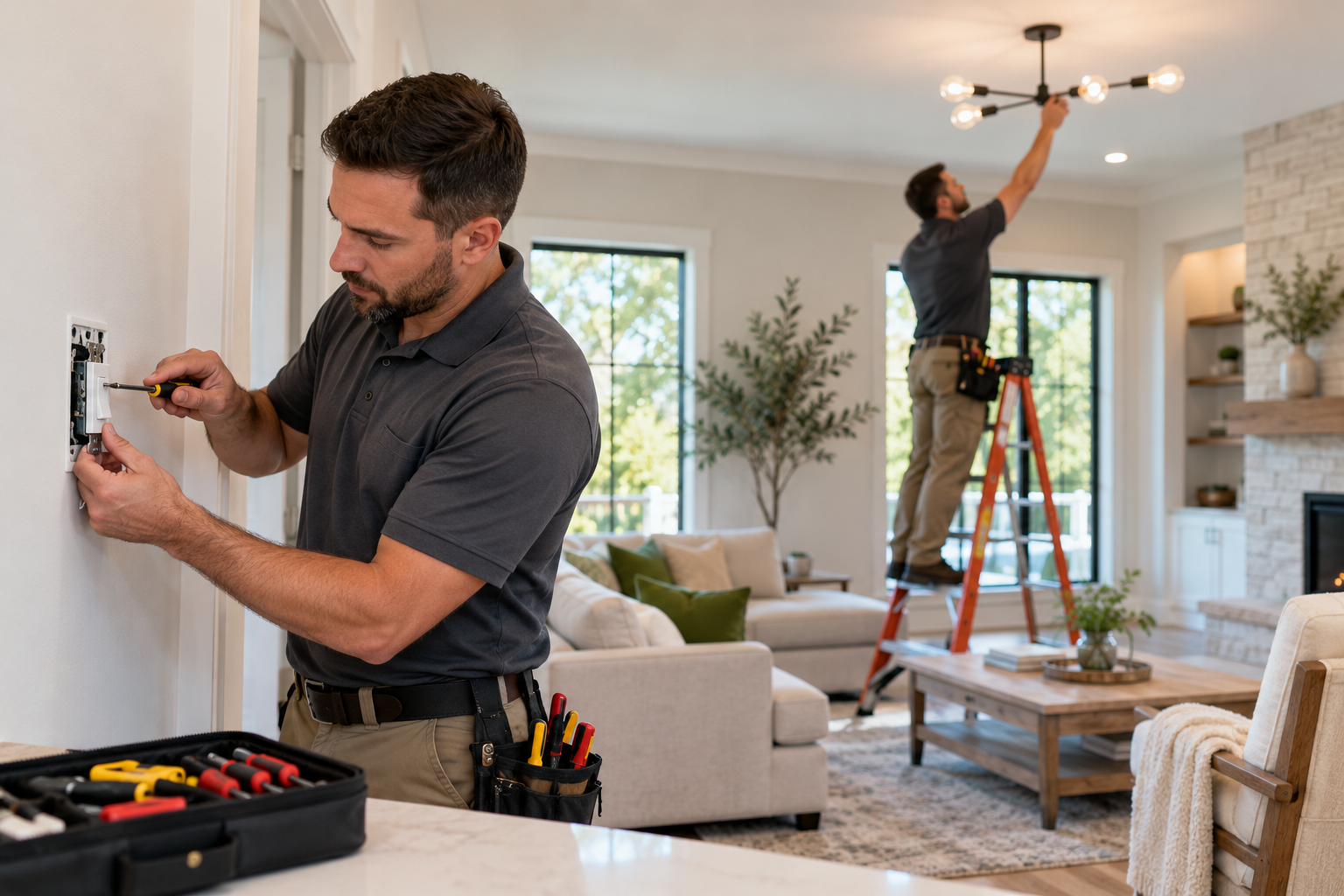 Professional home electrical maintenance